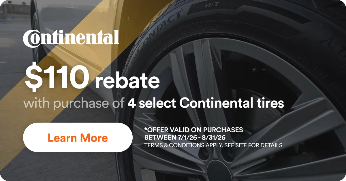 Continental: up to $110 rebate