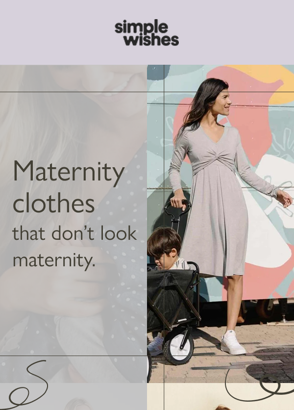 Mathernity clothes, that don't look maternity