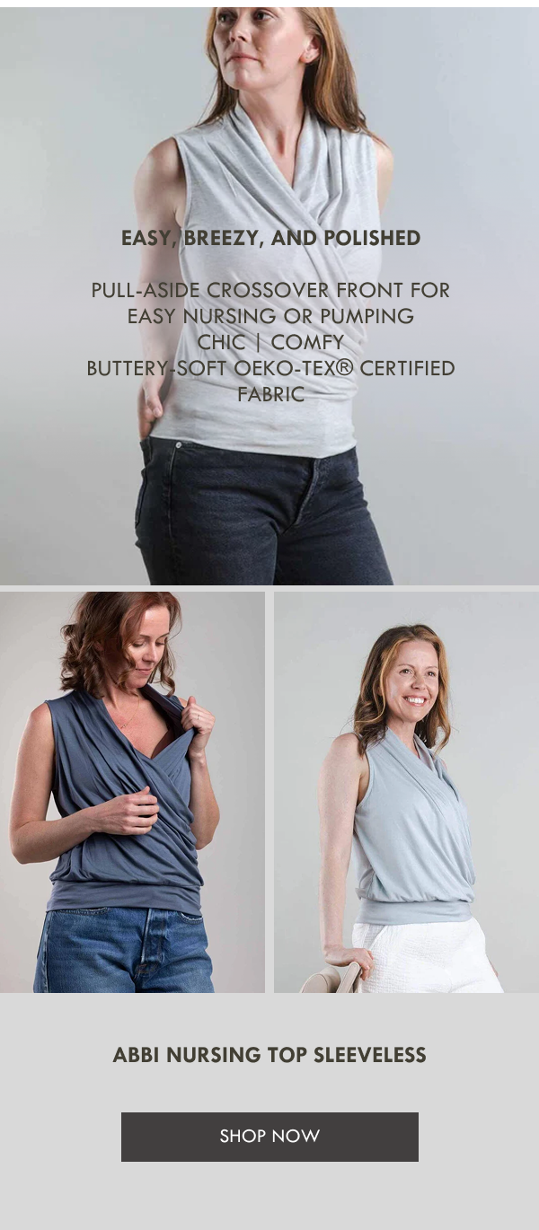 Abbi nursing top sleeveless