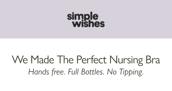 we made the perfect nursing bra