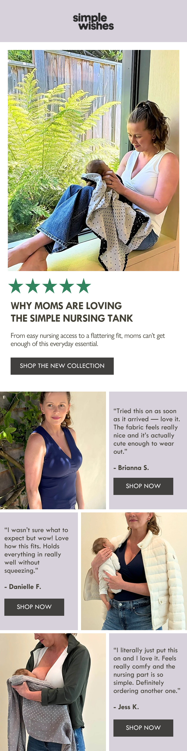 wHY MOMS ARE LOVING THE SIMPLE NURSING TANK