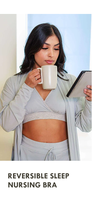 Reversible sleep nursing bra