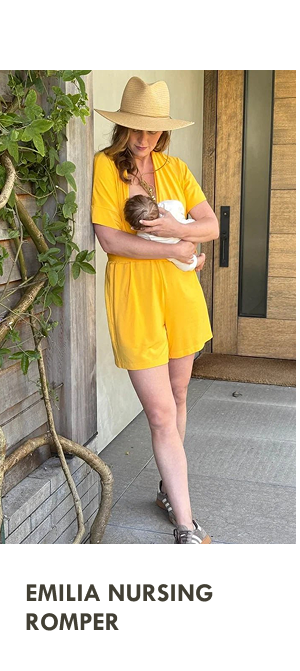 Emilia nursing romper