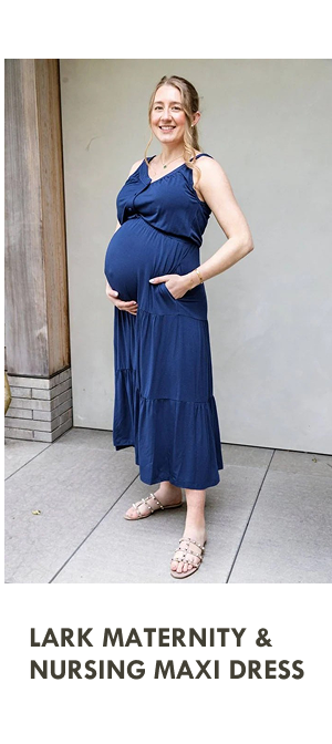 Lark maternity & Nursing maxi dress