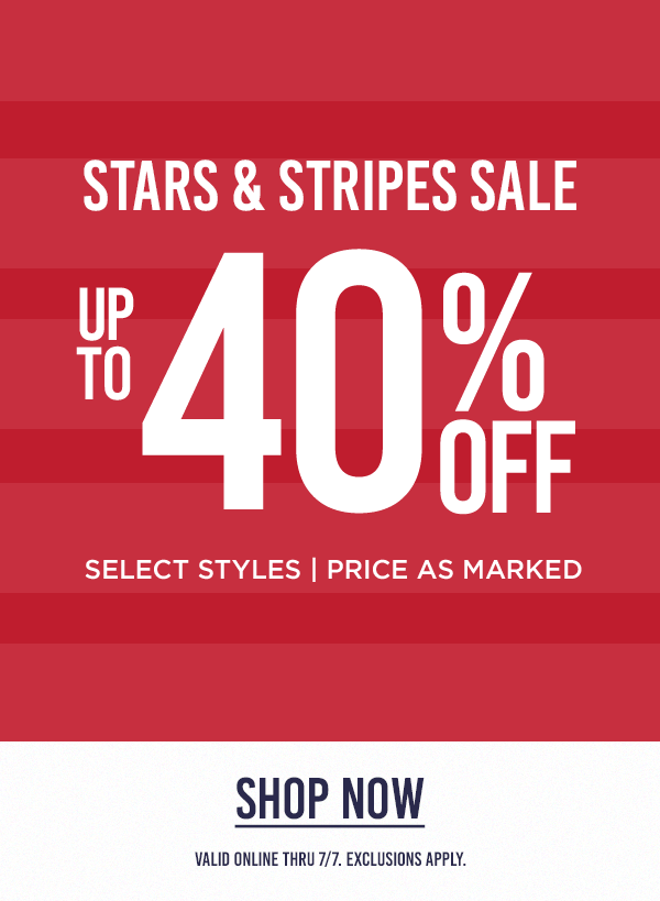 Stars & Stripes Sale