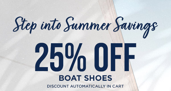 Step into Summer Savings