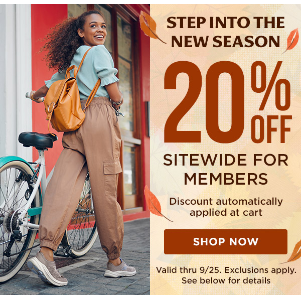 Members take 20% Off Regular Priced Items