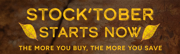 Stock'tober Starts Now