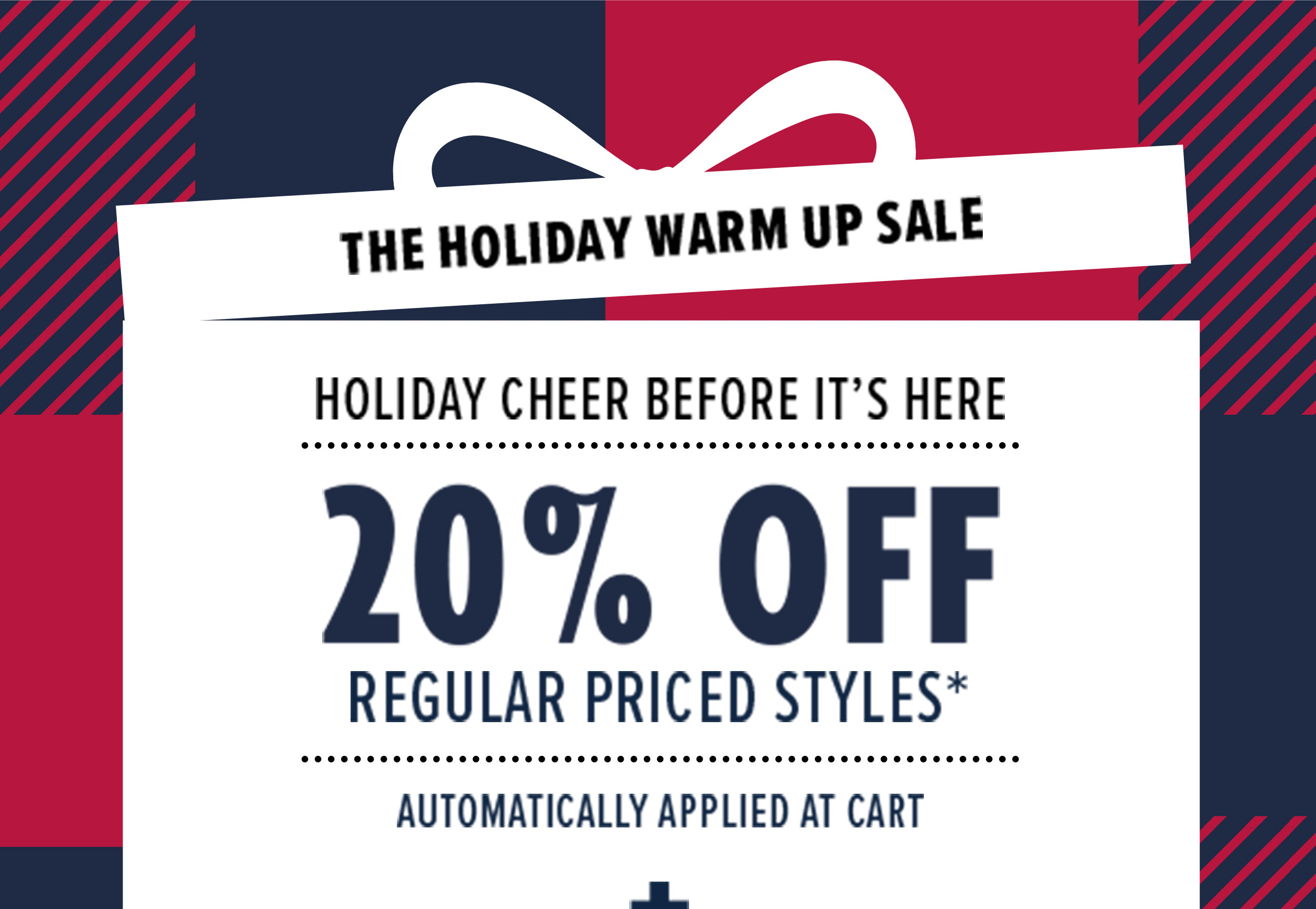 The Holiday Warm Up Sale