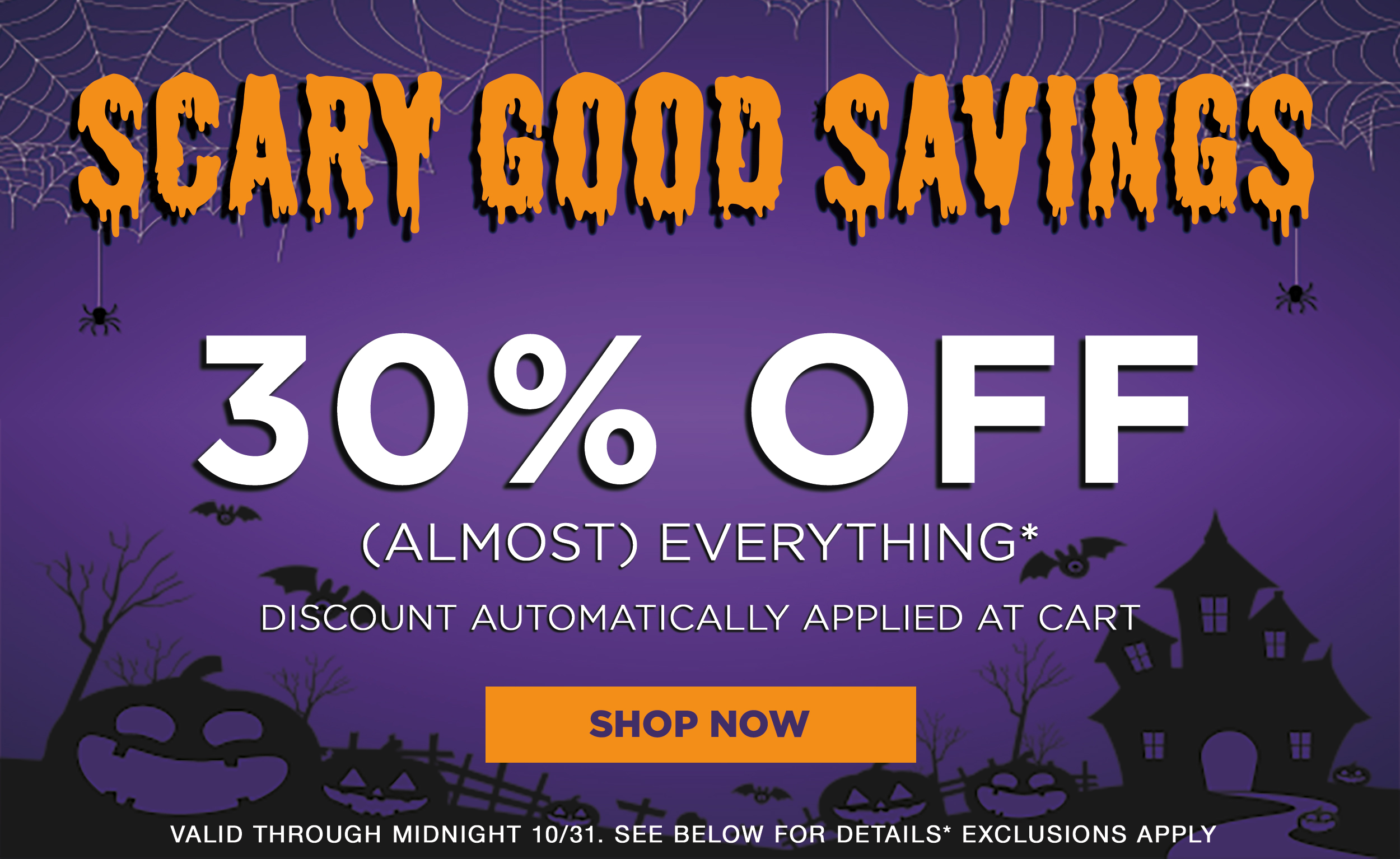 Scary Good Savings