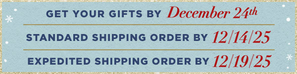 Shipping Deadlines