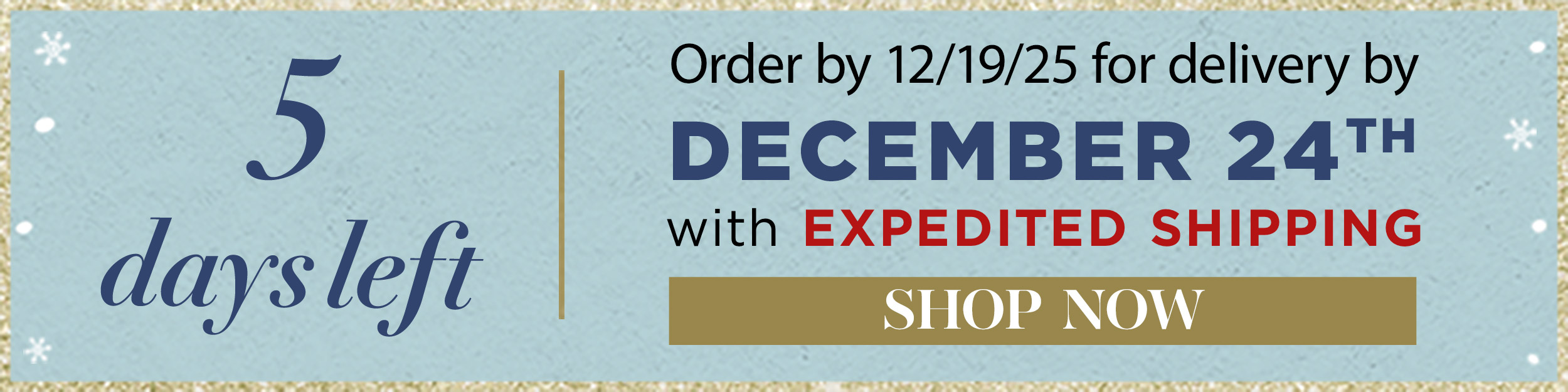 Shipping Deadlines
