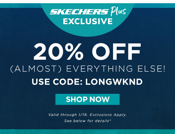 Members Take 20% Off Code: LONGWKND