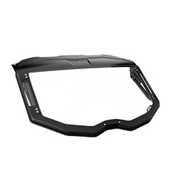 Black Can-Am PowerFlip Windshield