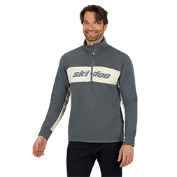 Man wearing Ski-Doo Heritage 1/4 Zip
