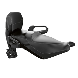 Seat with backrest