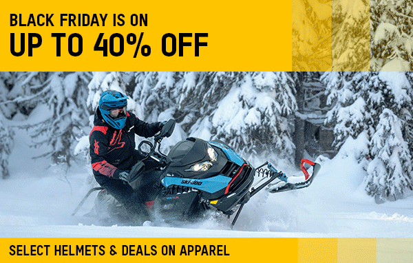 Riders wearing Ski-Doo apparel outdoors