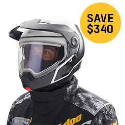 Rider wearing Advex Sport Heated Helmet