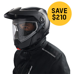 Rider wearing Advex Sport Helmet