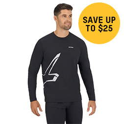 Man wearing X-Team Base Layer Top