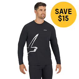 Man wearing X-Team Base Layer Top