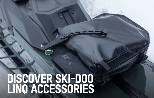 LinQ accessory on Ski-Doo sled