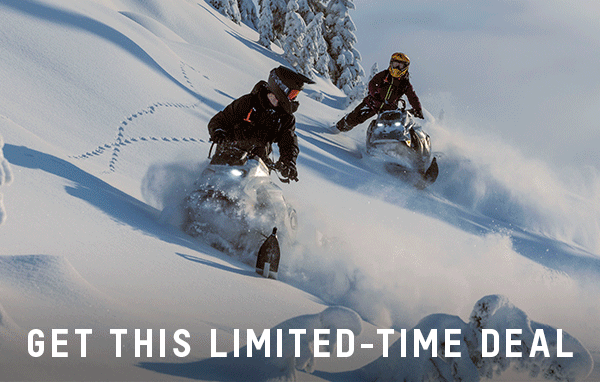 Two riders with Ski-Doo rides