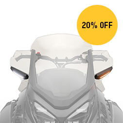 Ski-Doo LED Signal Lights for Windshield