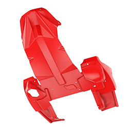 Red Full Body Skid Plate