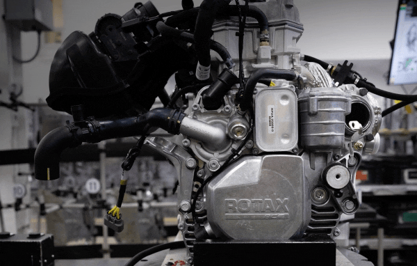 Rotax ACE engine on a Ski-Doo sled