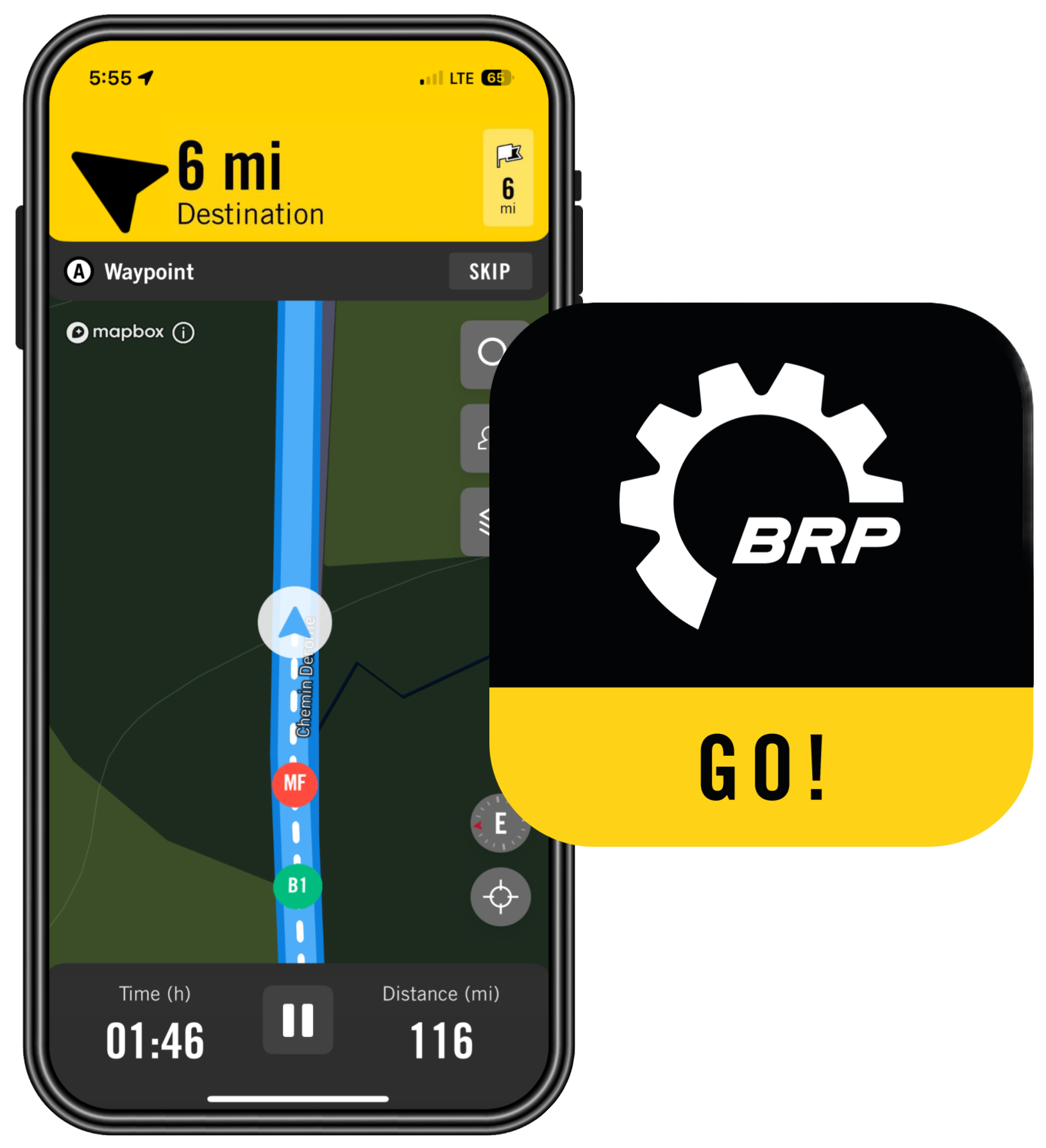 BRP GO! app