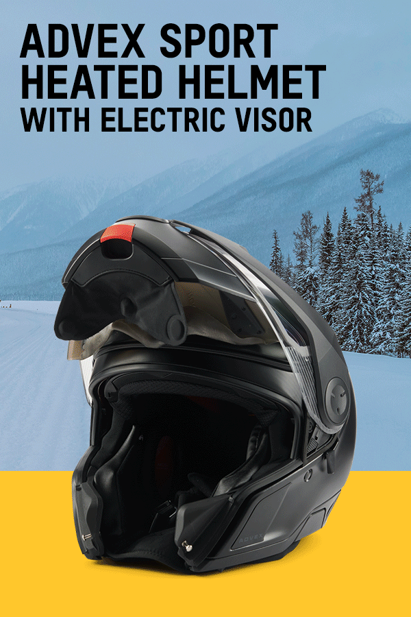 Advex Sport Heated Helmet with Visor