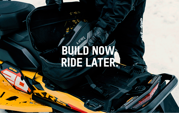 Variety of accessories on a Ski-Doo