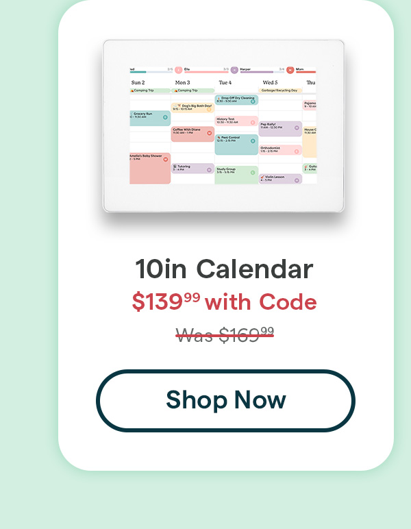 shop 10in calendar for 30 off with code MDVIP