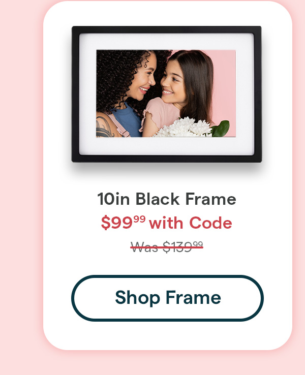 shop 10in black frame only 99 99 with code MDVIP