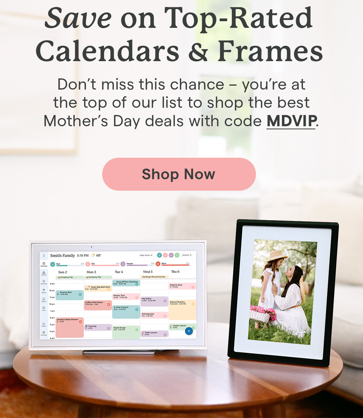 save on top rated calendars and frames with code MDVIP shop now