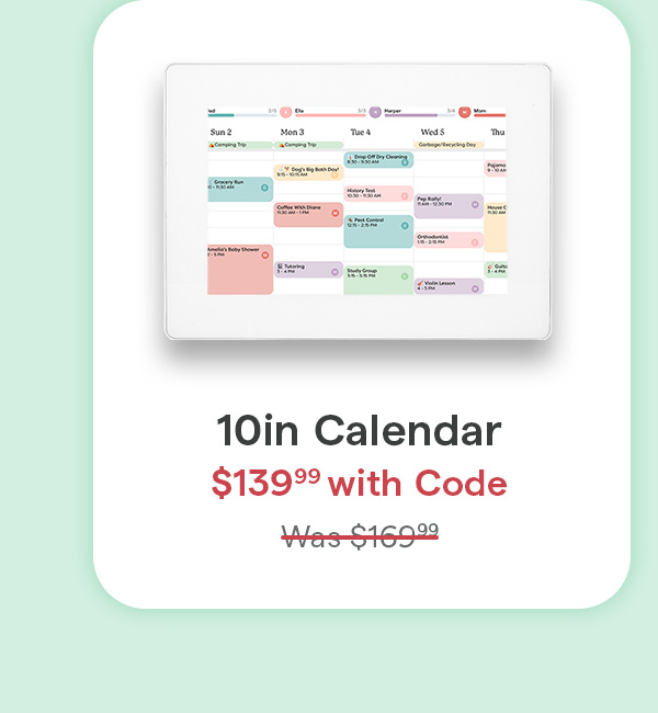 shop 10in calendar for 30 off with code MDVIP