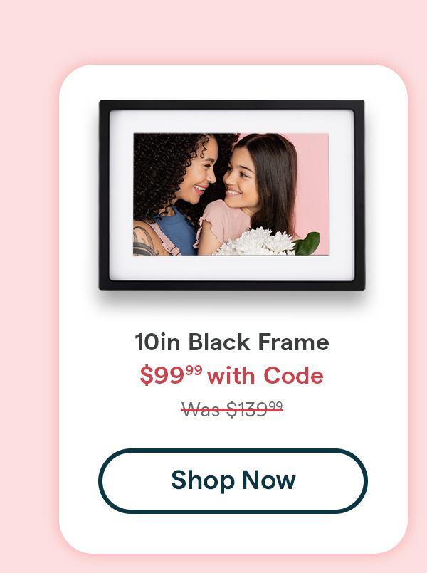 shop 10in black frame only 99 99 with code MDVIP