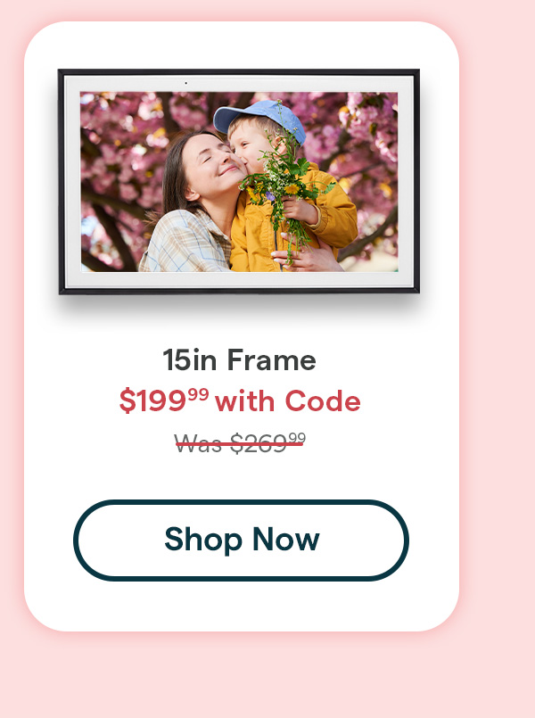 shop 15in frame only 199 99 with code MDVIP