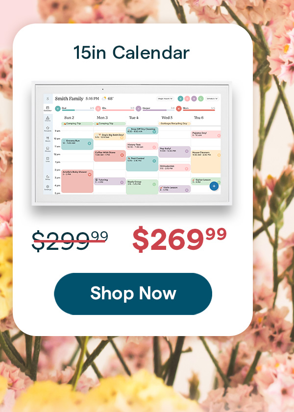 shop 30 off 15in calendar