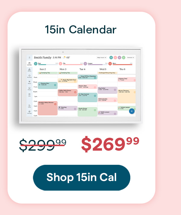 shop 30 off 15in calendar