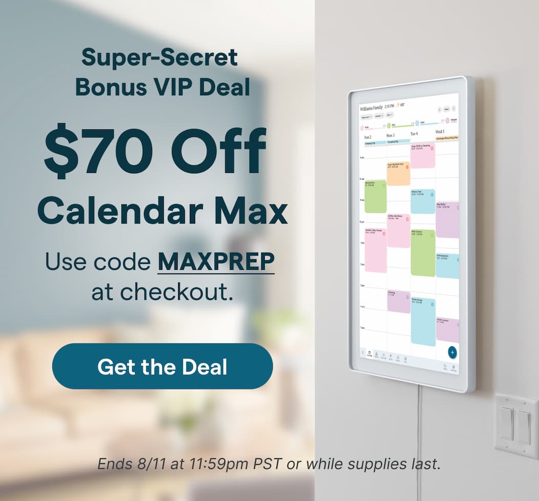 super secret 70 dollars off cal max with code maxprep