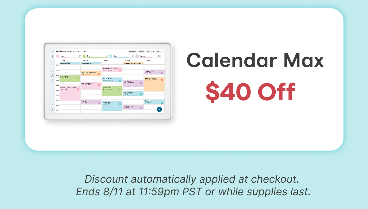 shop 40 off calendar max for the first time ever
