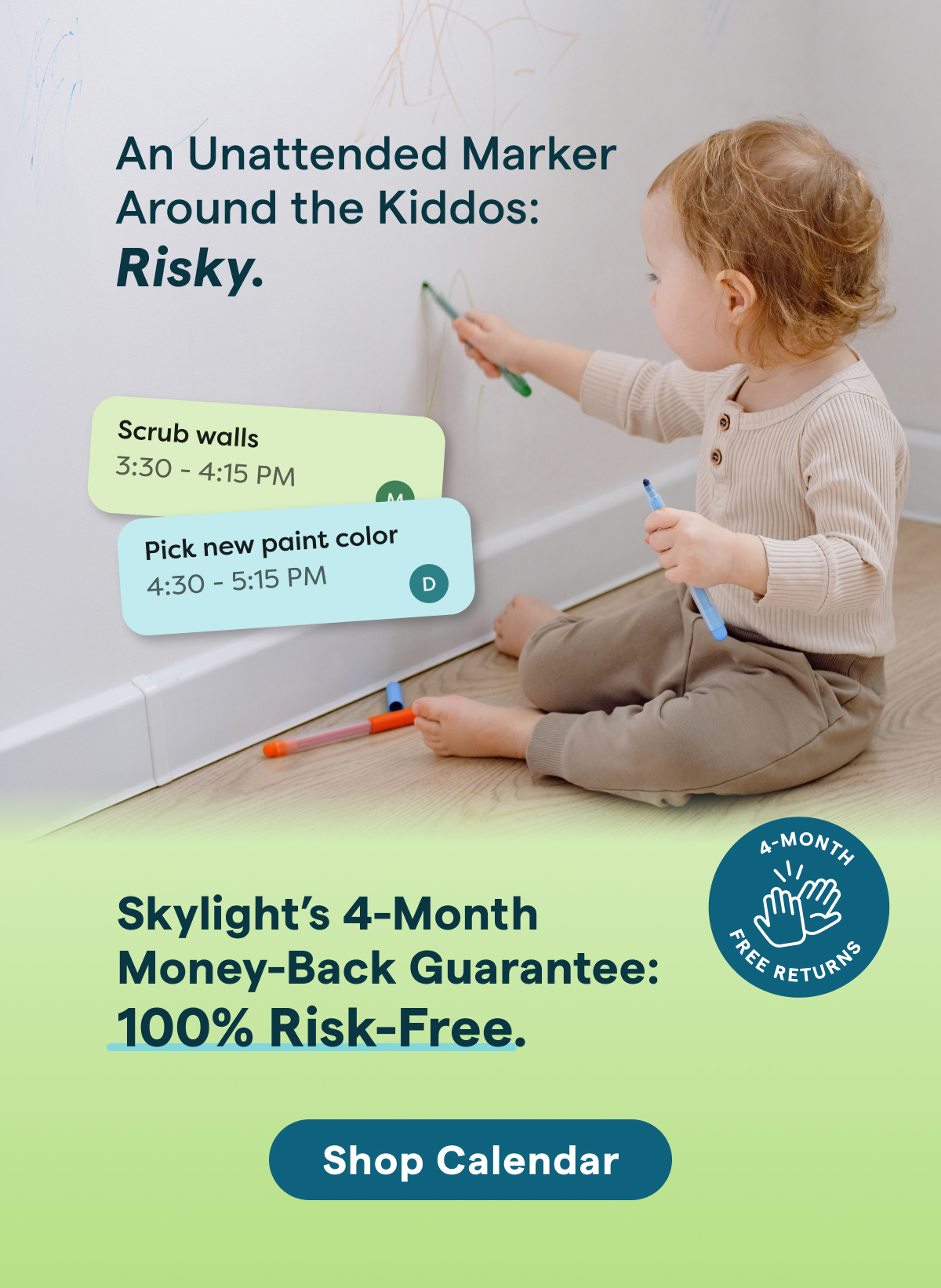 100 percent risk free 4 month money back guarantee