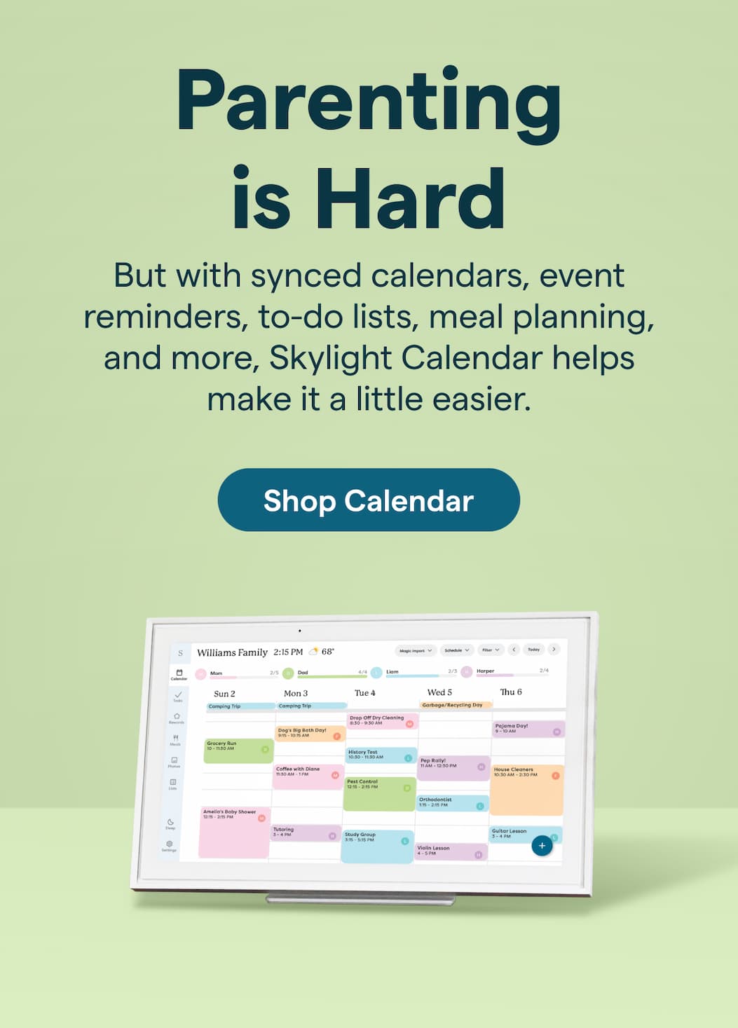 drop the stress not the ball shop calendar