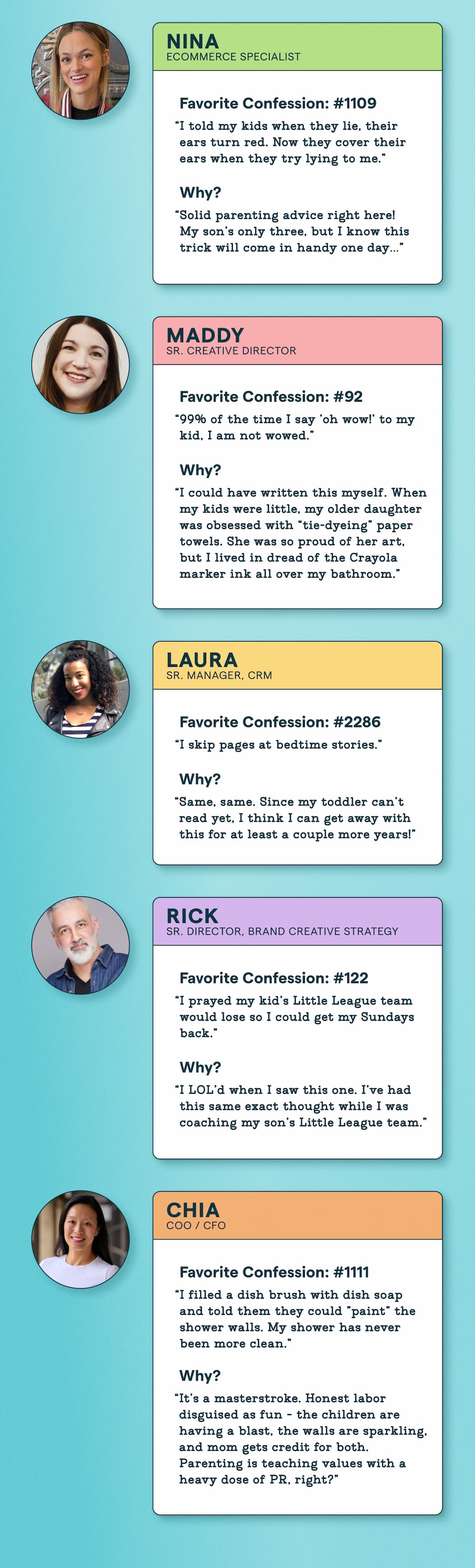 read skylight employees favorite confessions