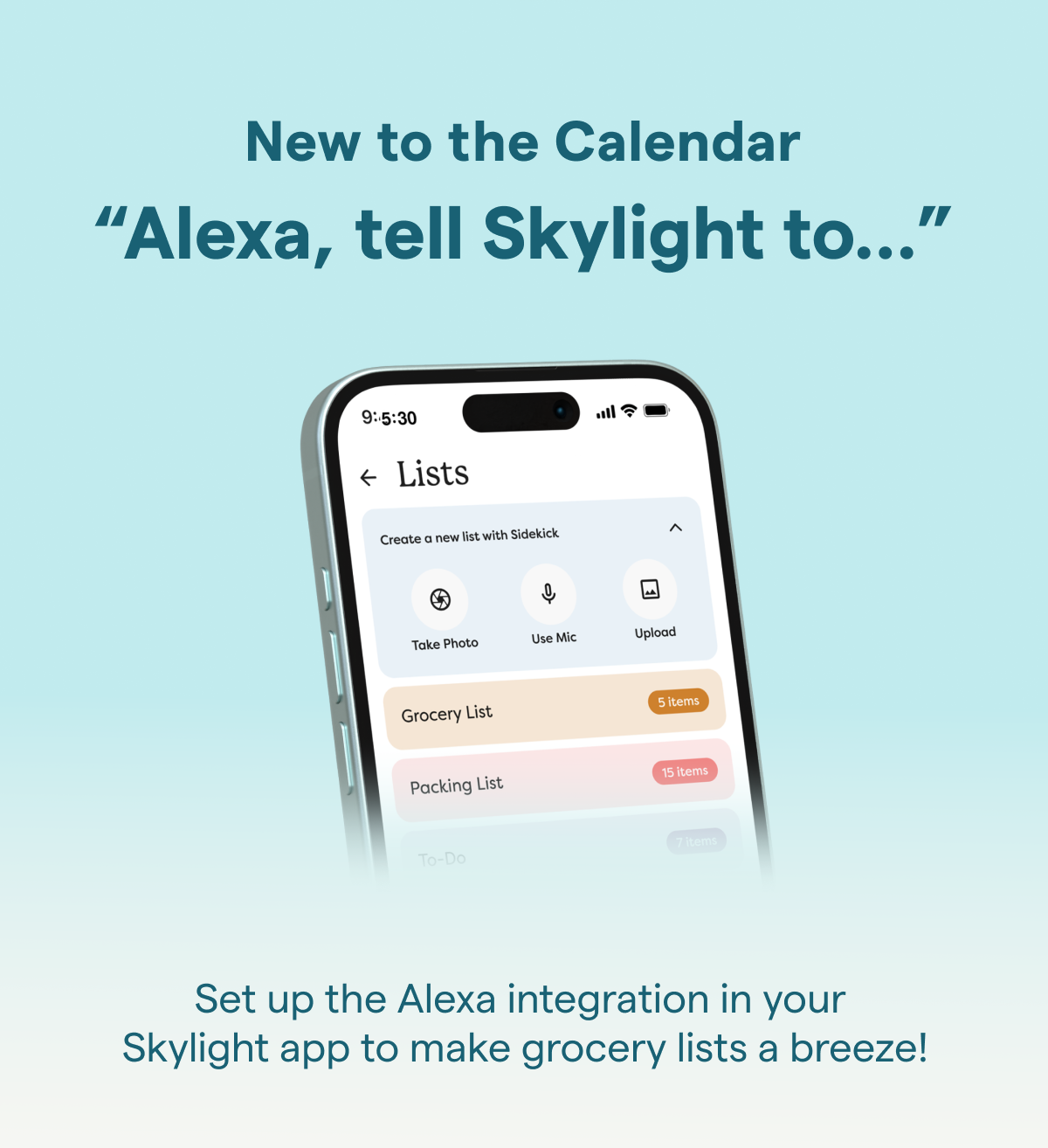 new to the calendar alexa integration
