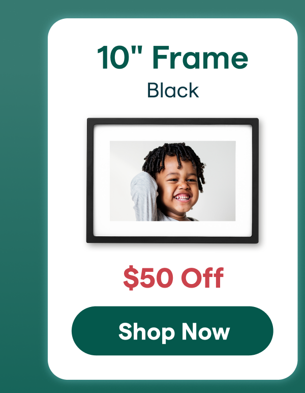 10' frame black shop frame
