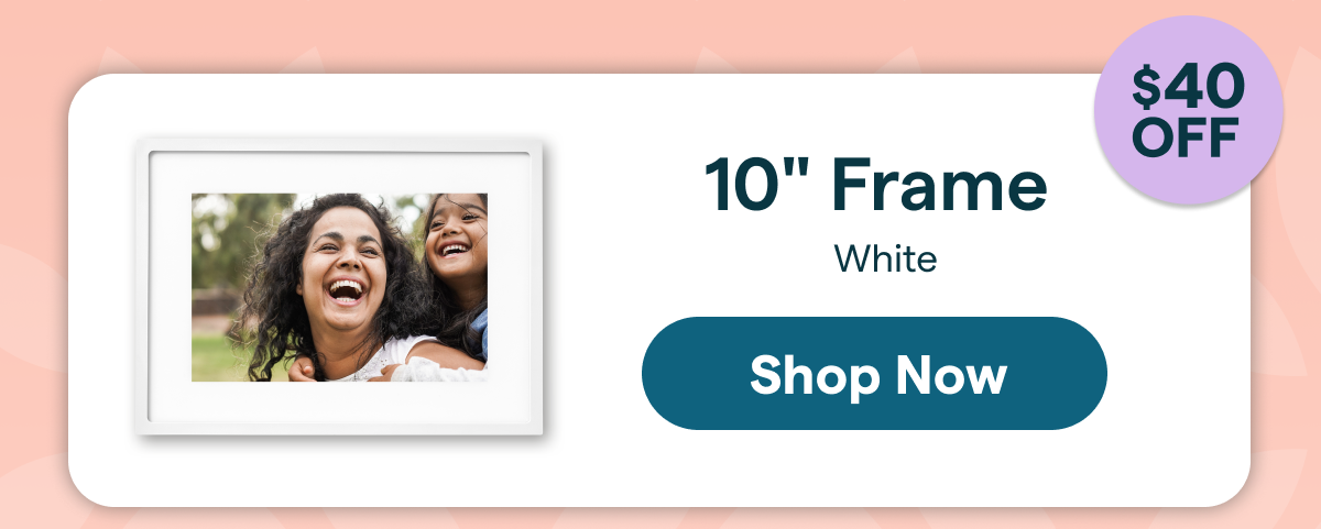 shop 10" frame today