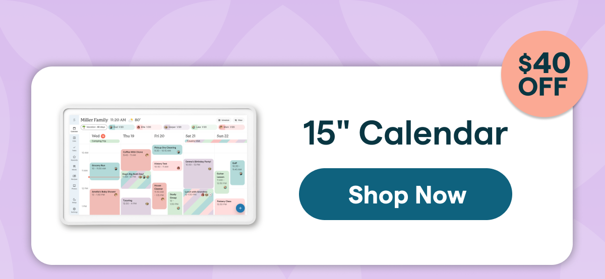 shop 15" calendar today